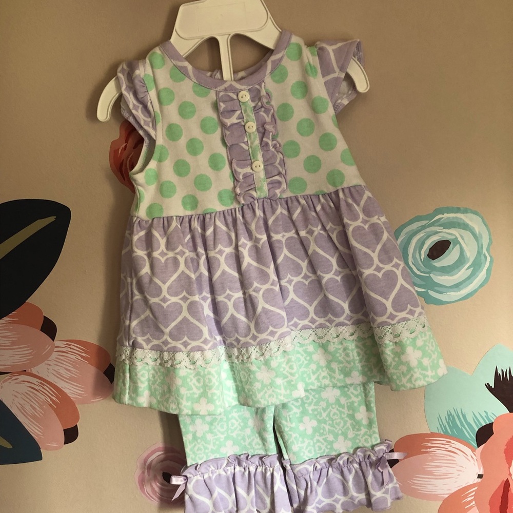 Baby girl 6M summer outfit